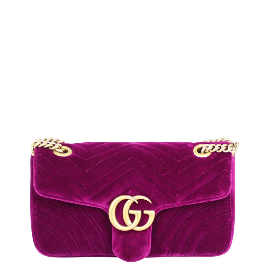 Gucci GG Marmont Velvet Small Shoulder Bag