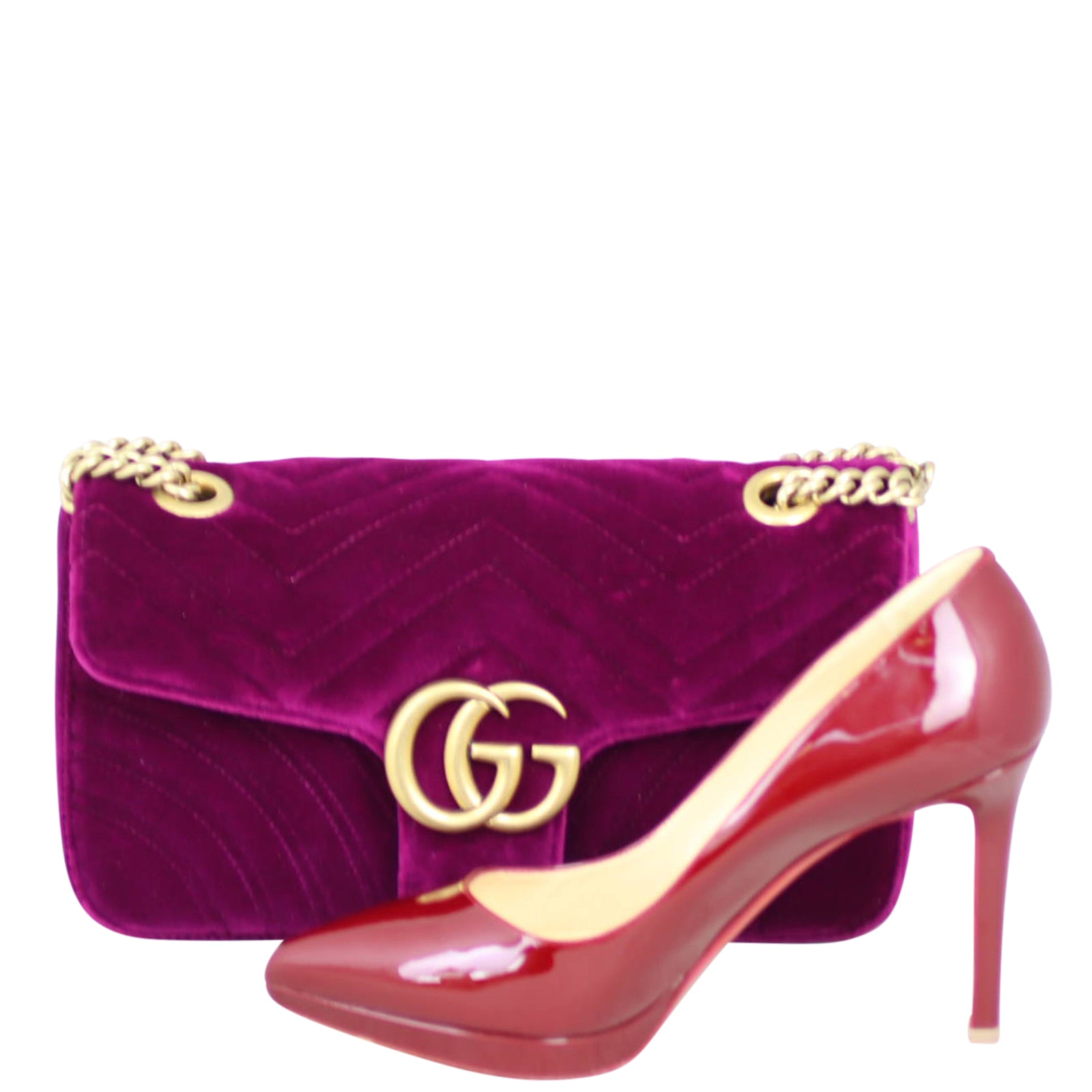 Gucci GG Marmont Velvet Small Shoulder Bag