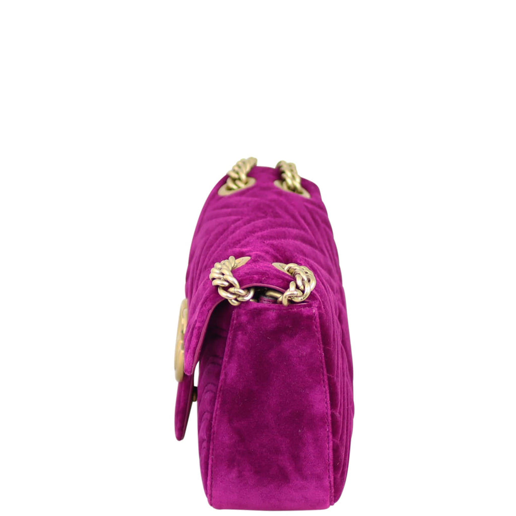 Gucci GG Marmont Velvet Small Shoulder Bag