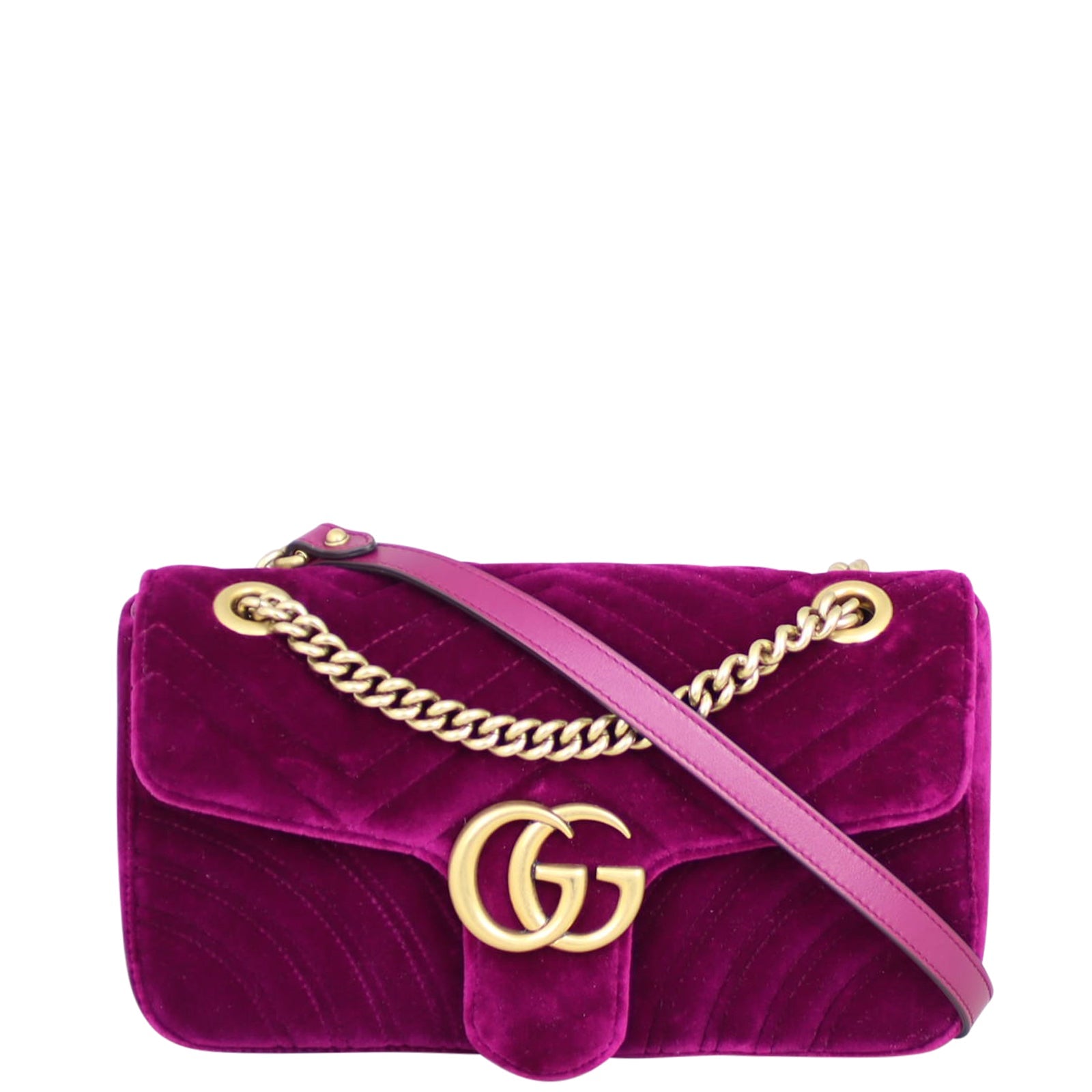 Gucci GG Marmont Velvet Small Shoulder Bag