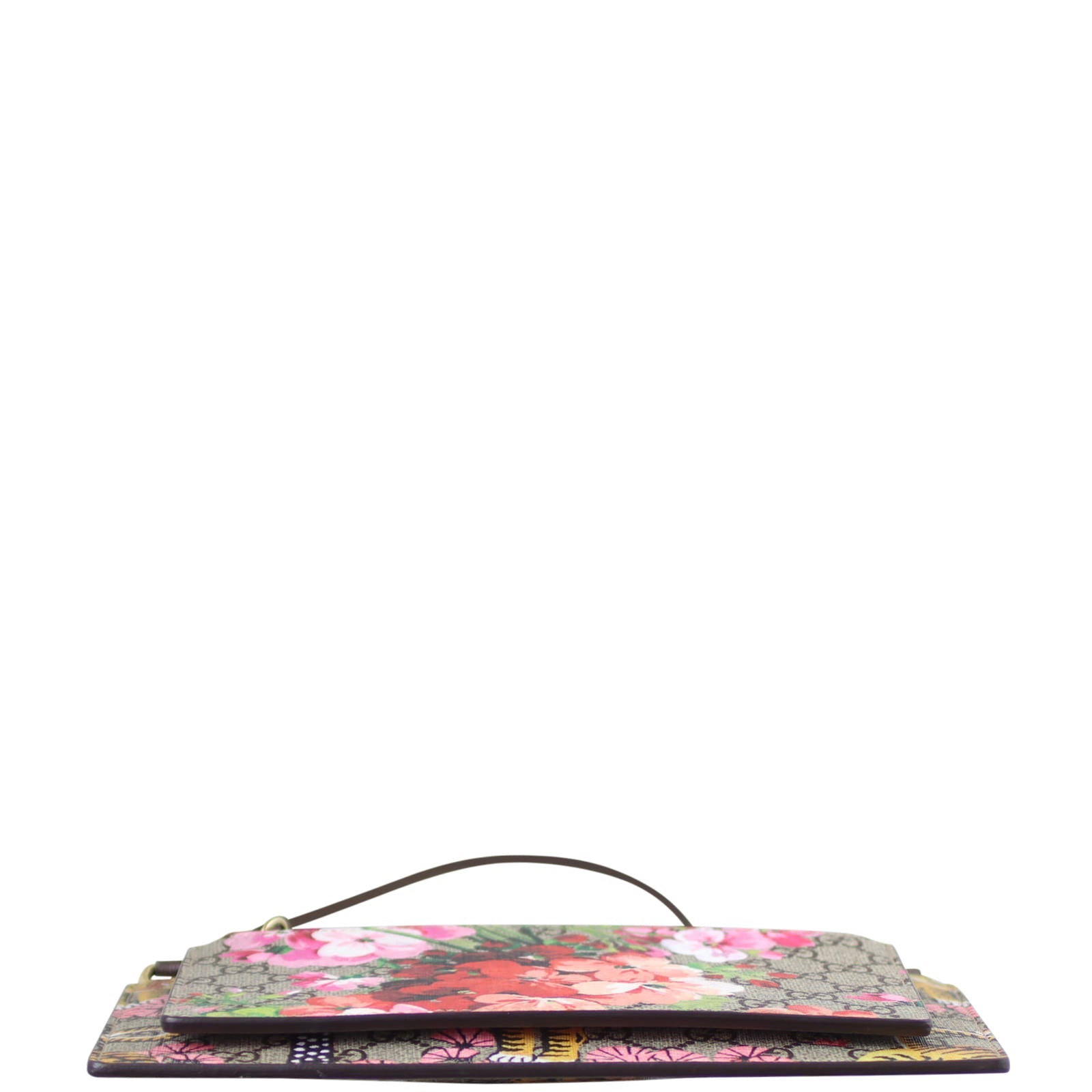 Gucci GG Supreme Bengal Blooms Dual Pouch Shoulder Bag