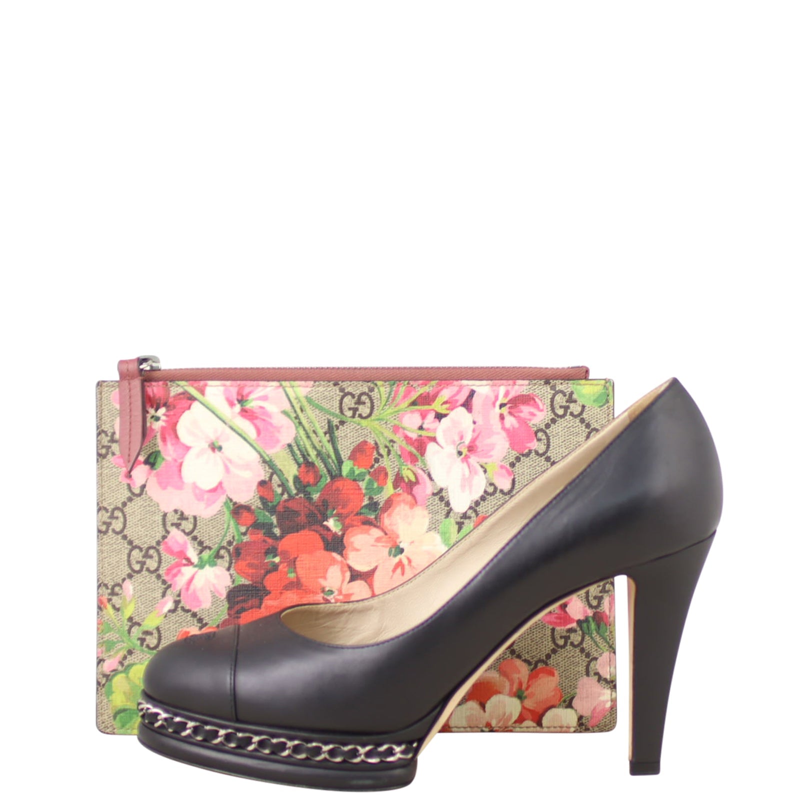 Gucci GG Supreme Blooms Small Pouch