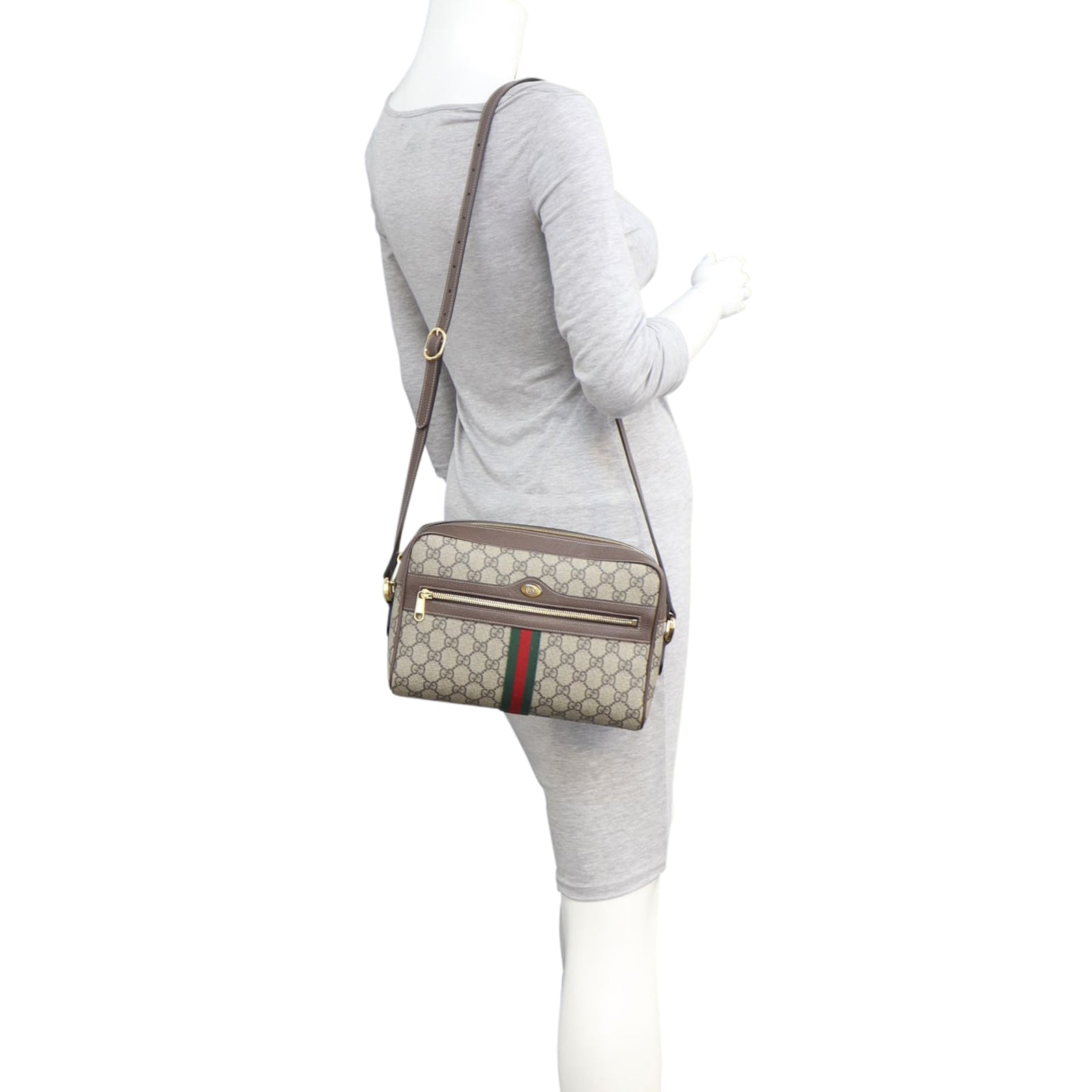 Gucci GG Supreme Ophidia Small Shoulder Bag