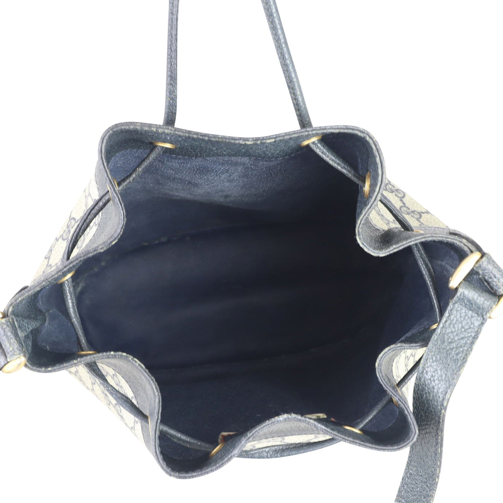 Gucci GG Supreme Vintage Web Bucket Bag
