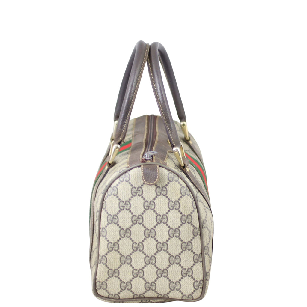 Gucci GG Web Sherry Line Boston Small