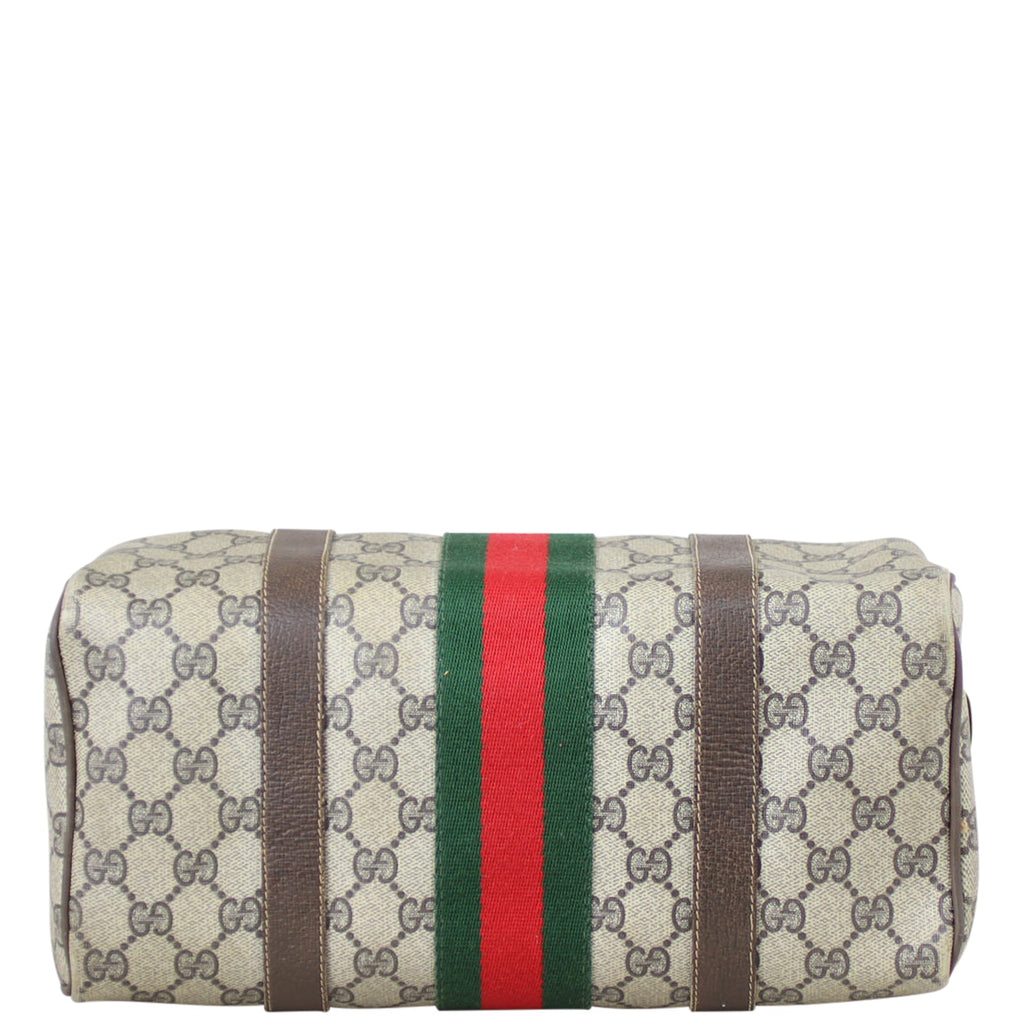 Gucci GG Web Sherry Line Boston Small