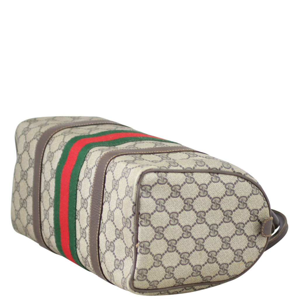 Gucci GG Web Sherry Line Boston Small