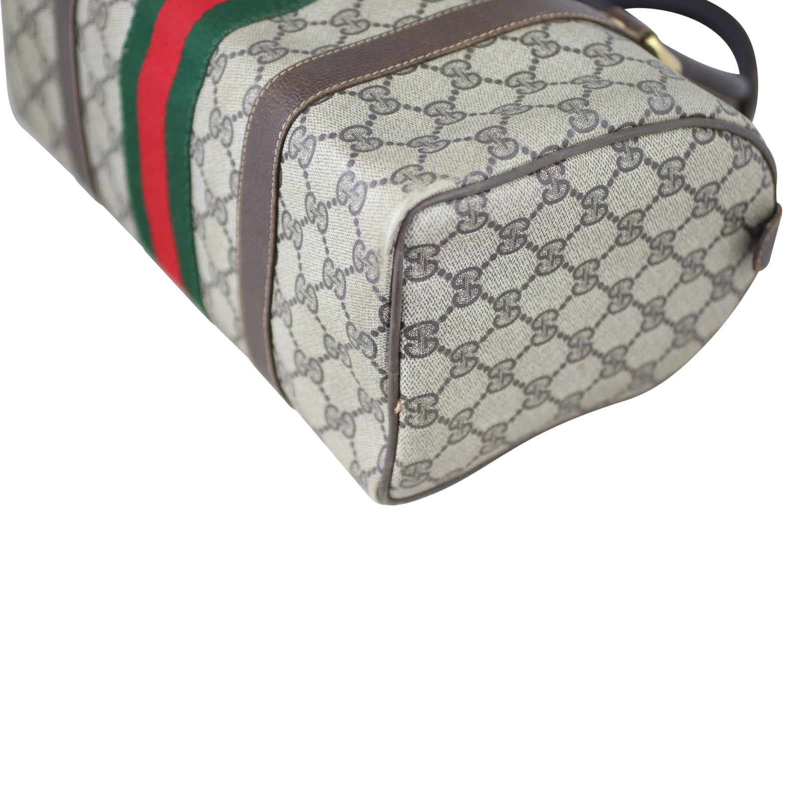Gucci GG Web Sherry Line Boston Small