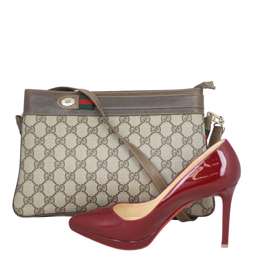 Gucci GG Web Sherry Line Shoulder Bag