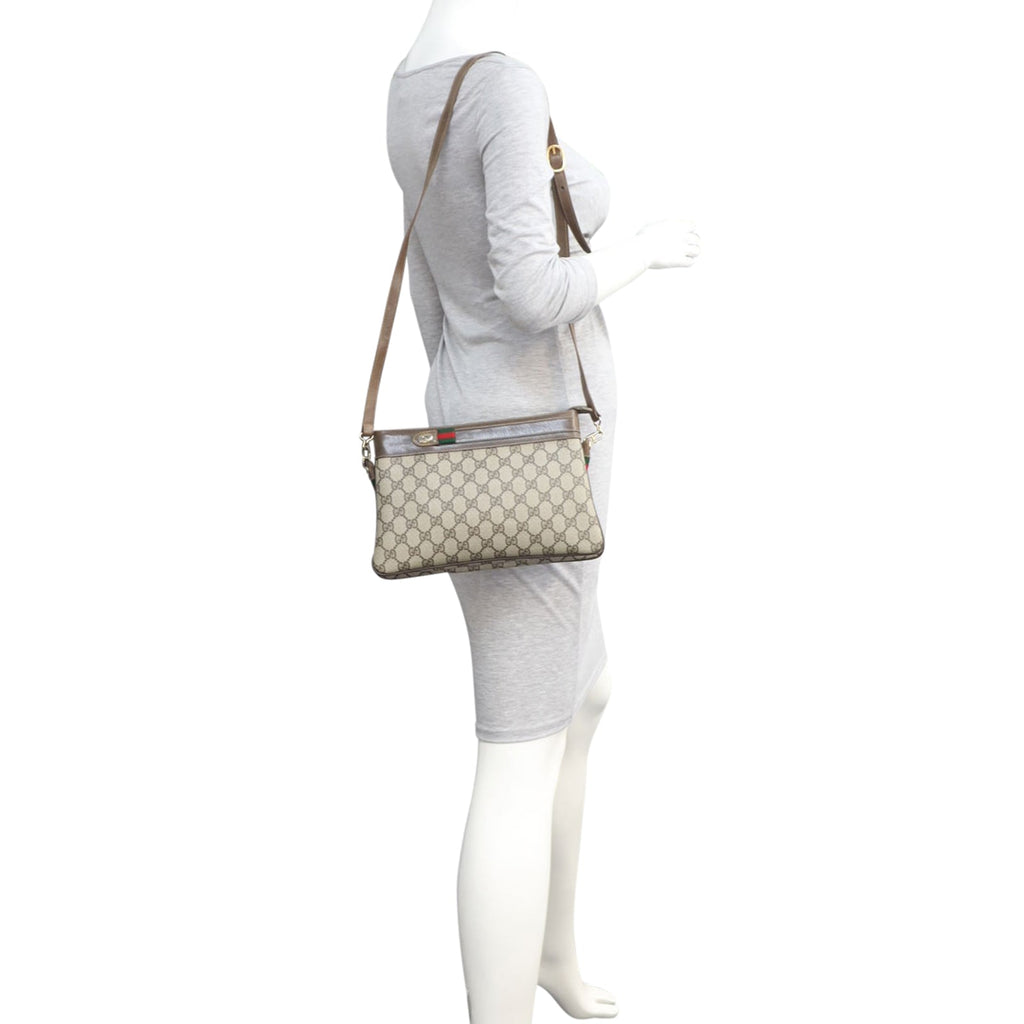Gucci GG Web Sherry Line Shoulder Bag