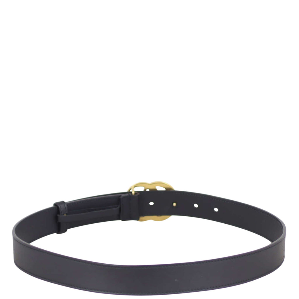 Gucci Marmont Double G Slim Belt