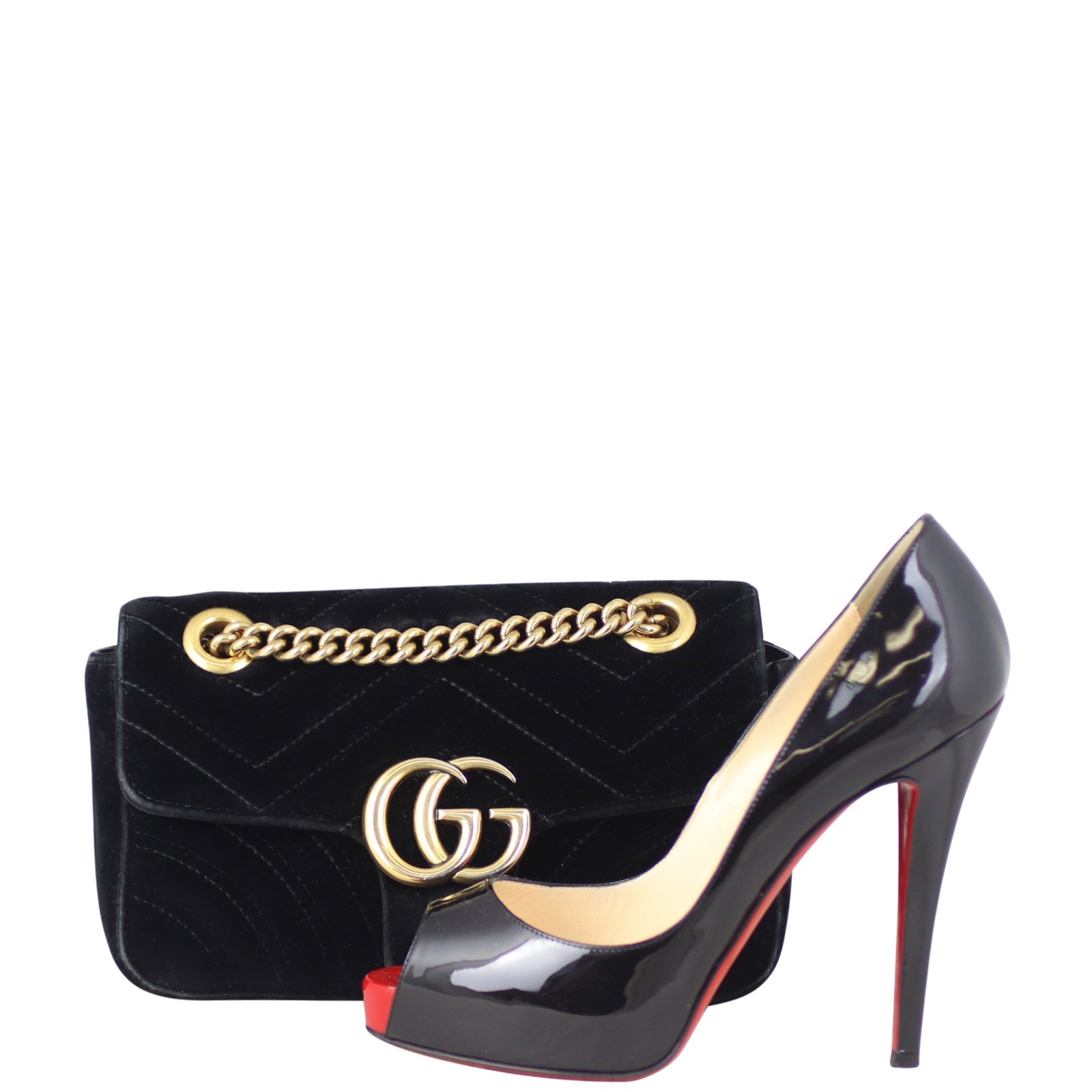 Gucci Marmont GG Velvet Mini