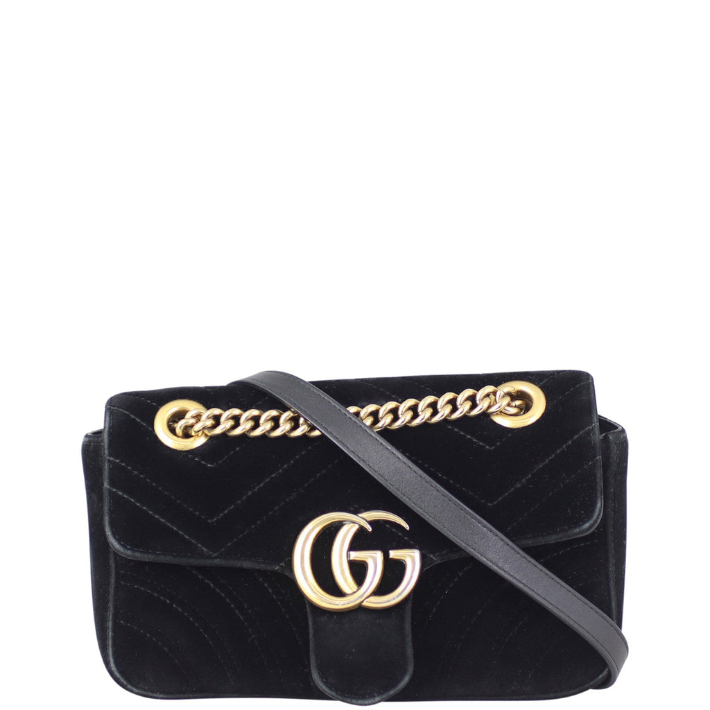 Gucci Marmont GG Velvet Mini
