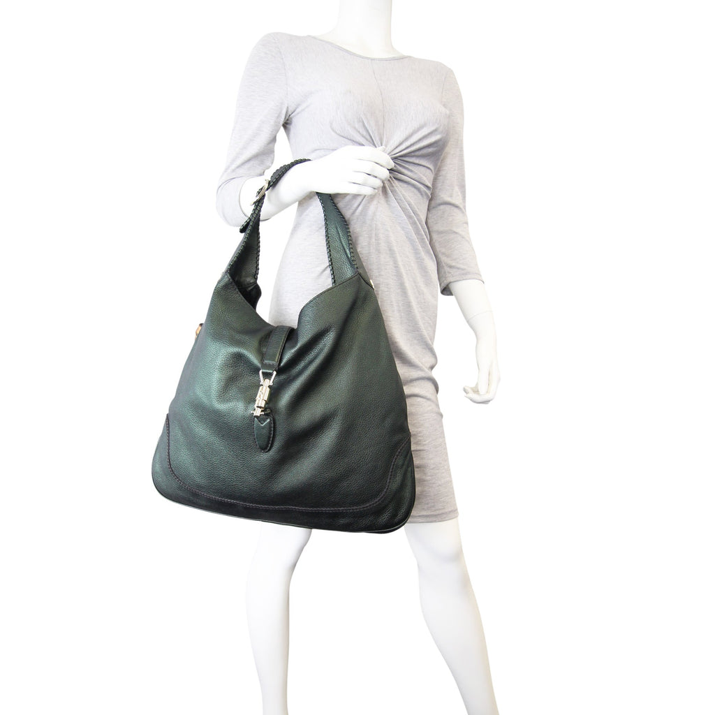 Gucci New Jackie Metallic Shoulder Bag Large