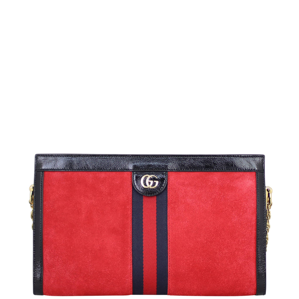 Gucci Ophidia Medium Suede Shoulder Bag