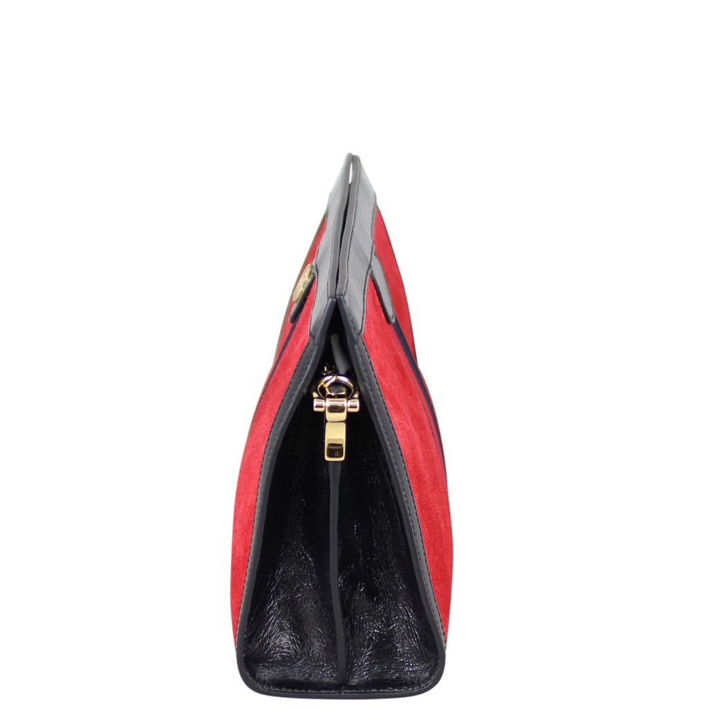 Gucci Ophidia Medium Suede Shoulder Bag