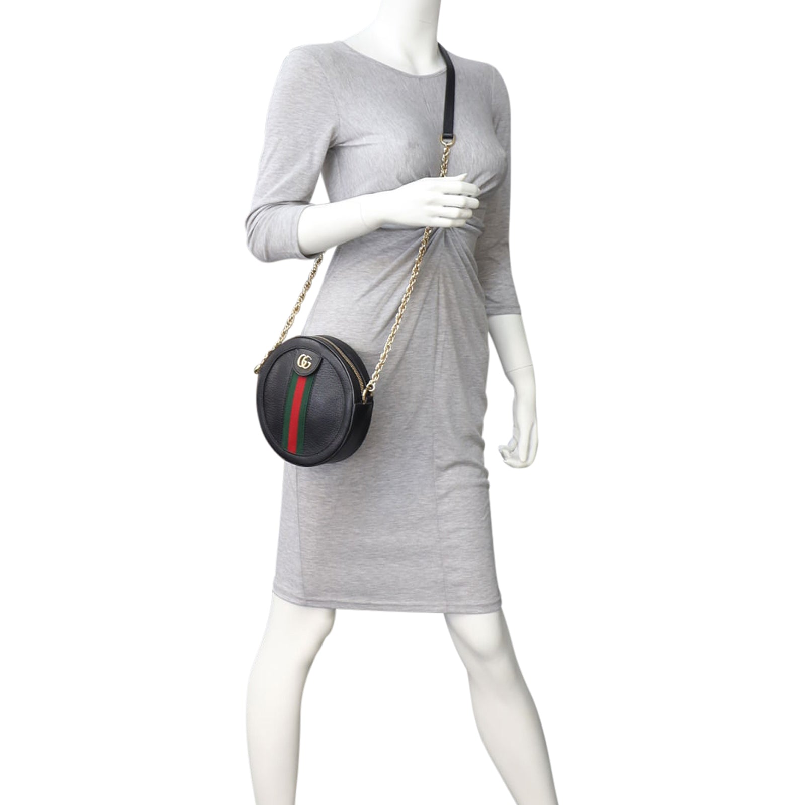 Gucci Ophidia Round Mini Shoulder Bag