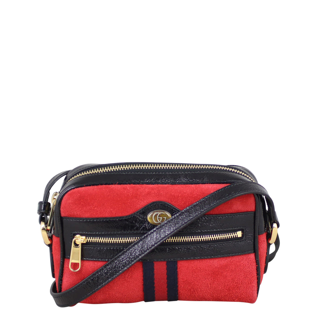 Gucci Ophidia Suede Mini Crossbody