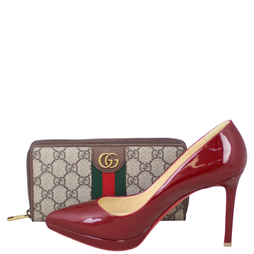 Gucci Ophidia Three Little Pigs Zip Around Wallet