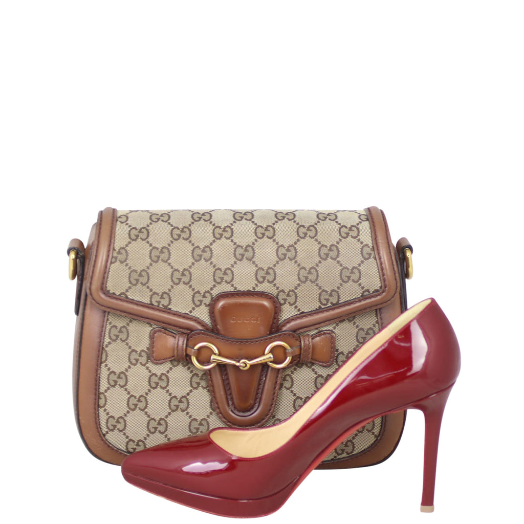 Gucci Original GG Lady Web Shoulder Bag