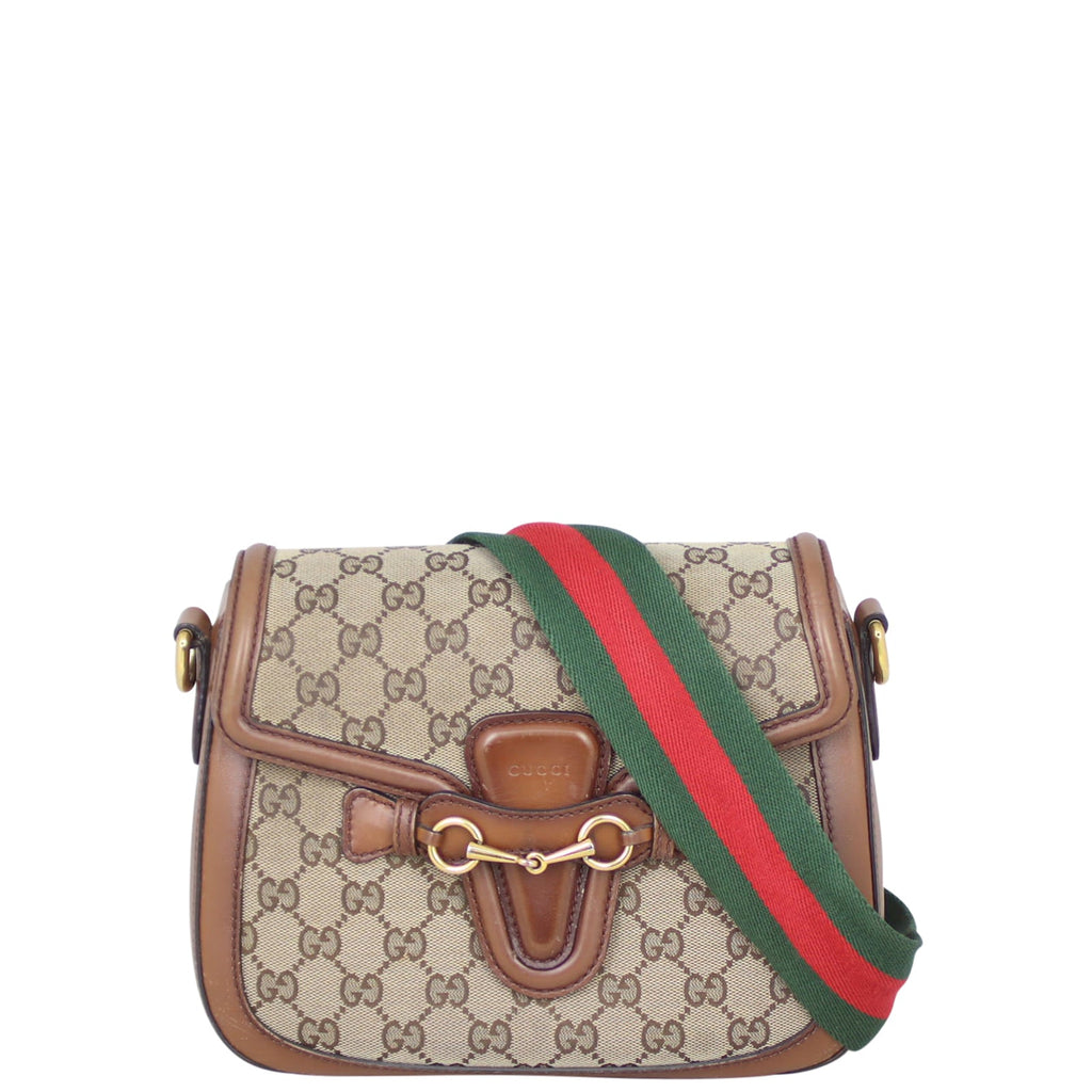 Gucci Original GG Lady Web Shoulder Bag