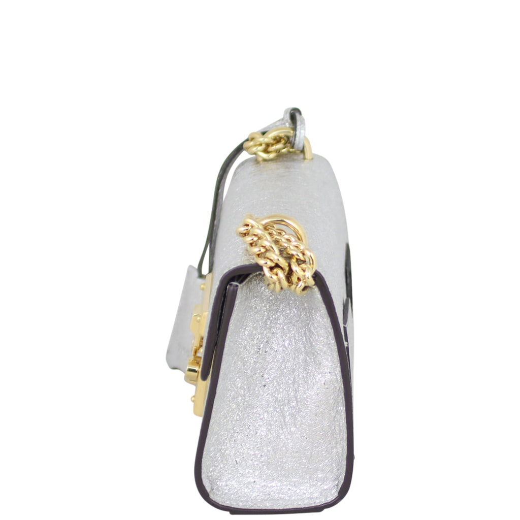 Gucci Padlock Metallic Small Shoulder Bag