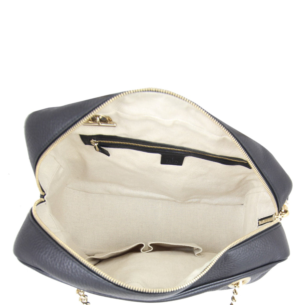 Gucci Soho Chain Zipped Large Shoulder Bag