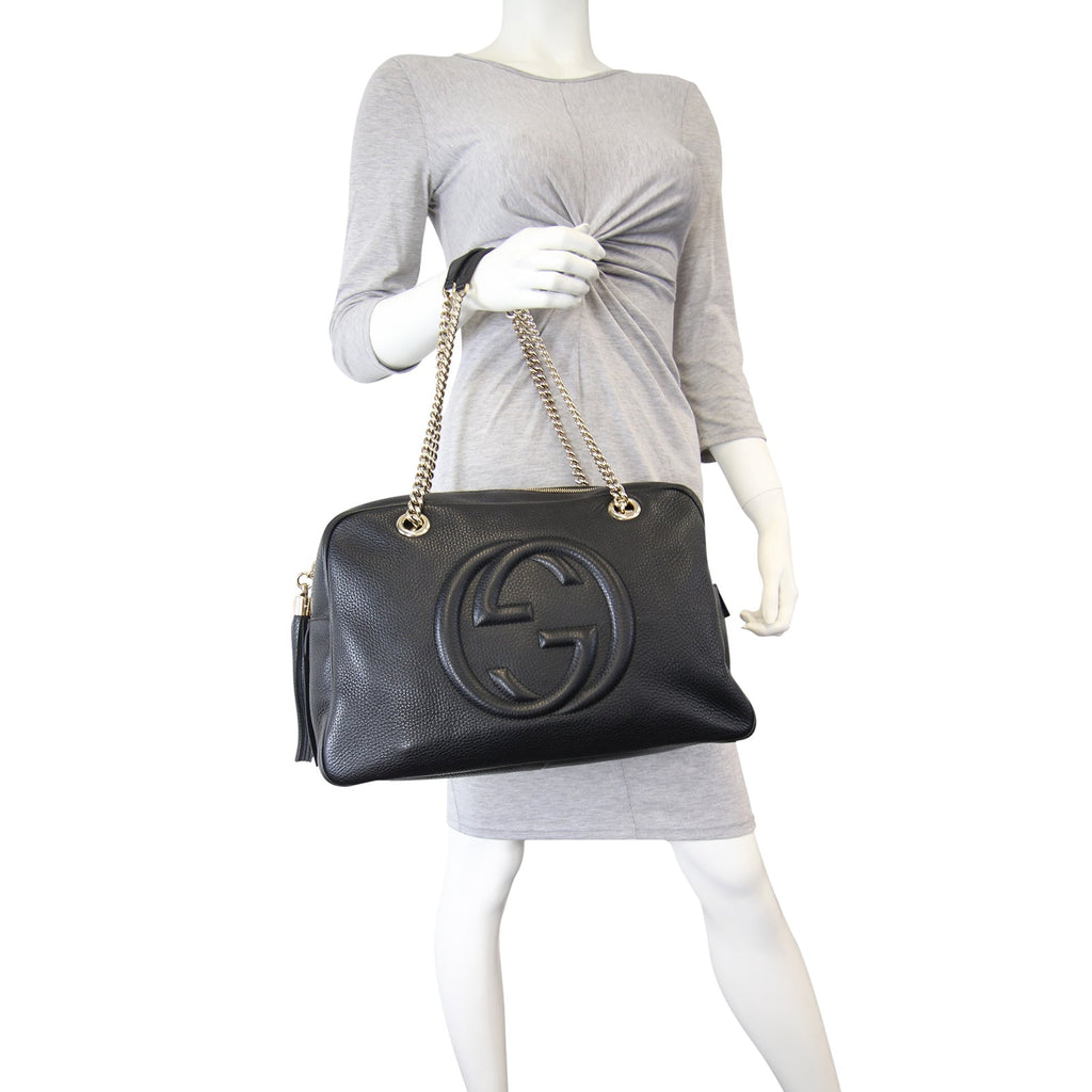 Gucci Soho Chain Zipped Large Shoulder Bag