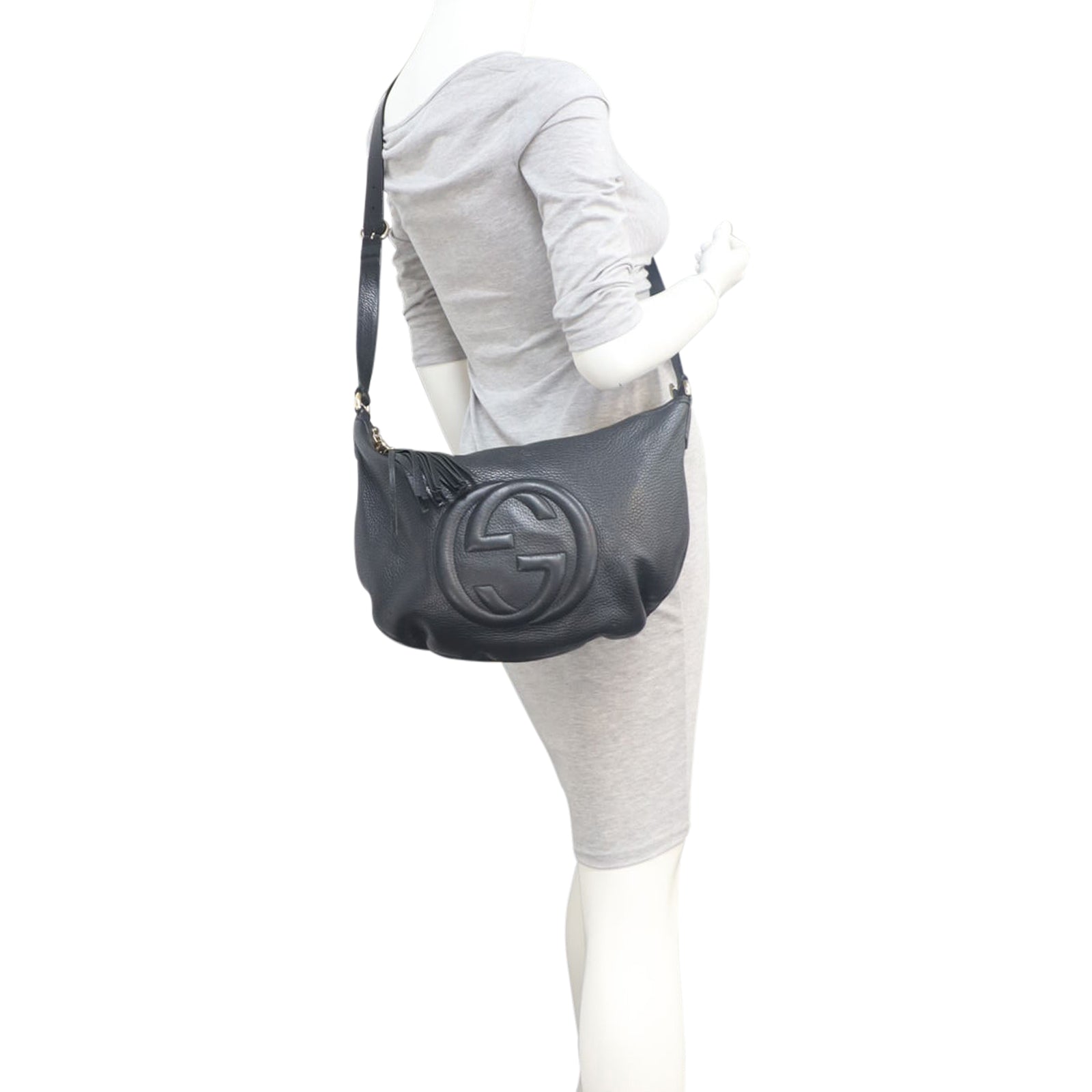 Gucci Soho Half-Moon Messenger Bag