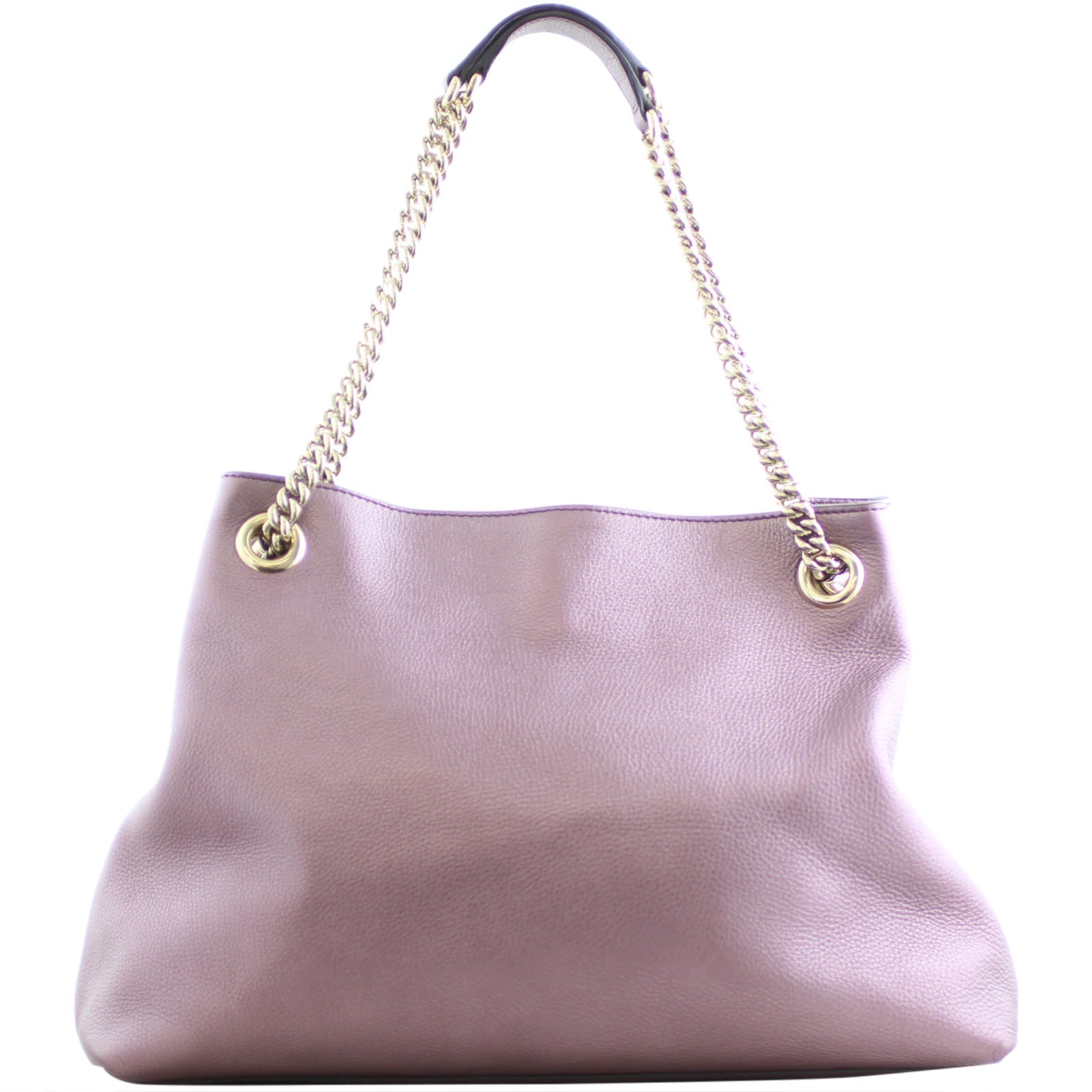 Gucci Soho Chain Medium Shoulder Bag Metallic