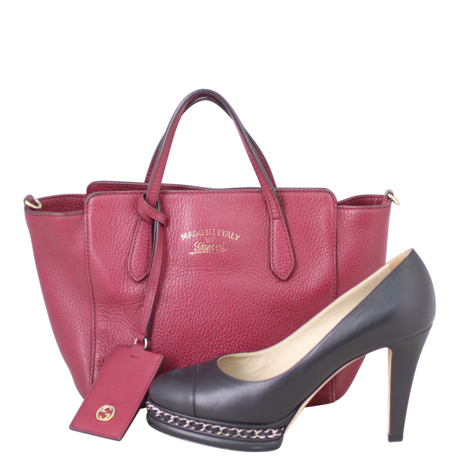 Gucci Swing Mini Leather Tote