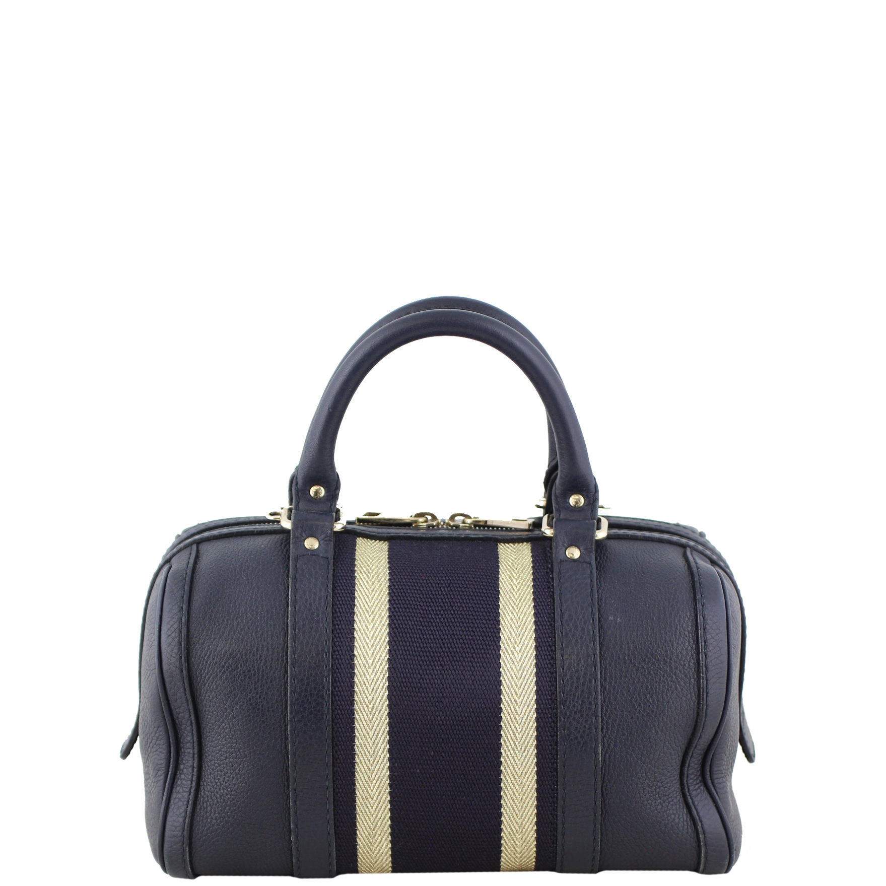 Gucci Vintage Web Boston Bag Small
