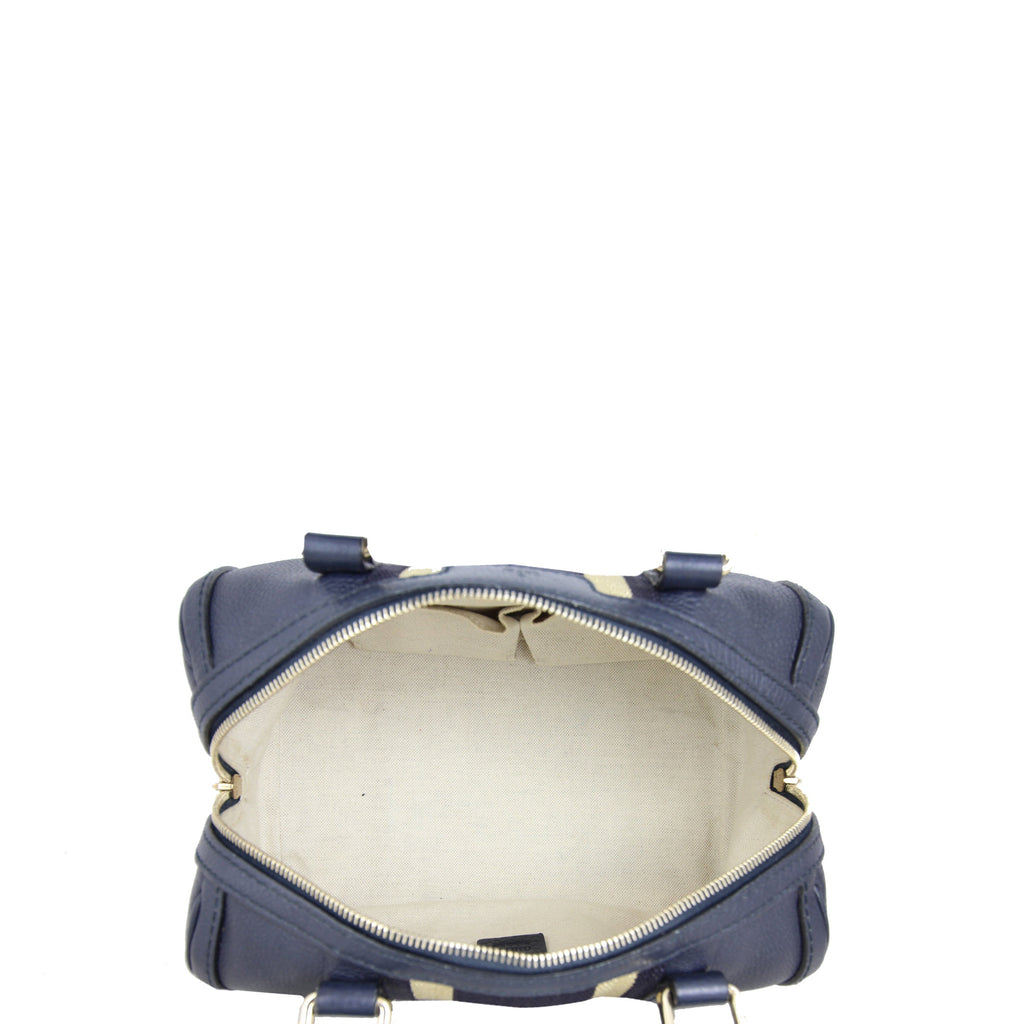 Gucci Vintage Web Boston Bag Small
