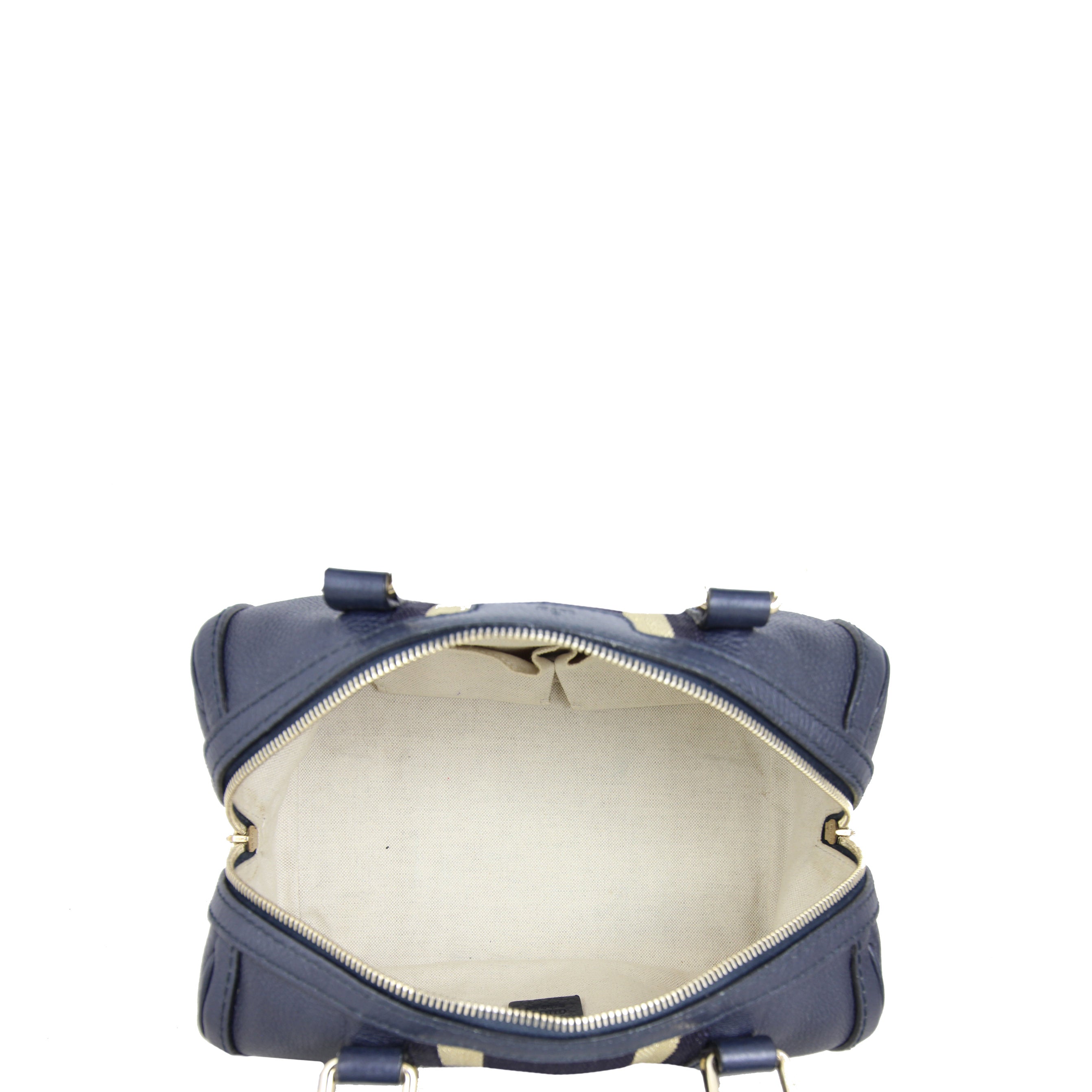 Gucci Vintage Web Boston Bag Small