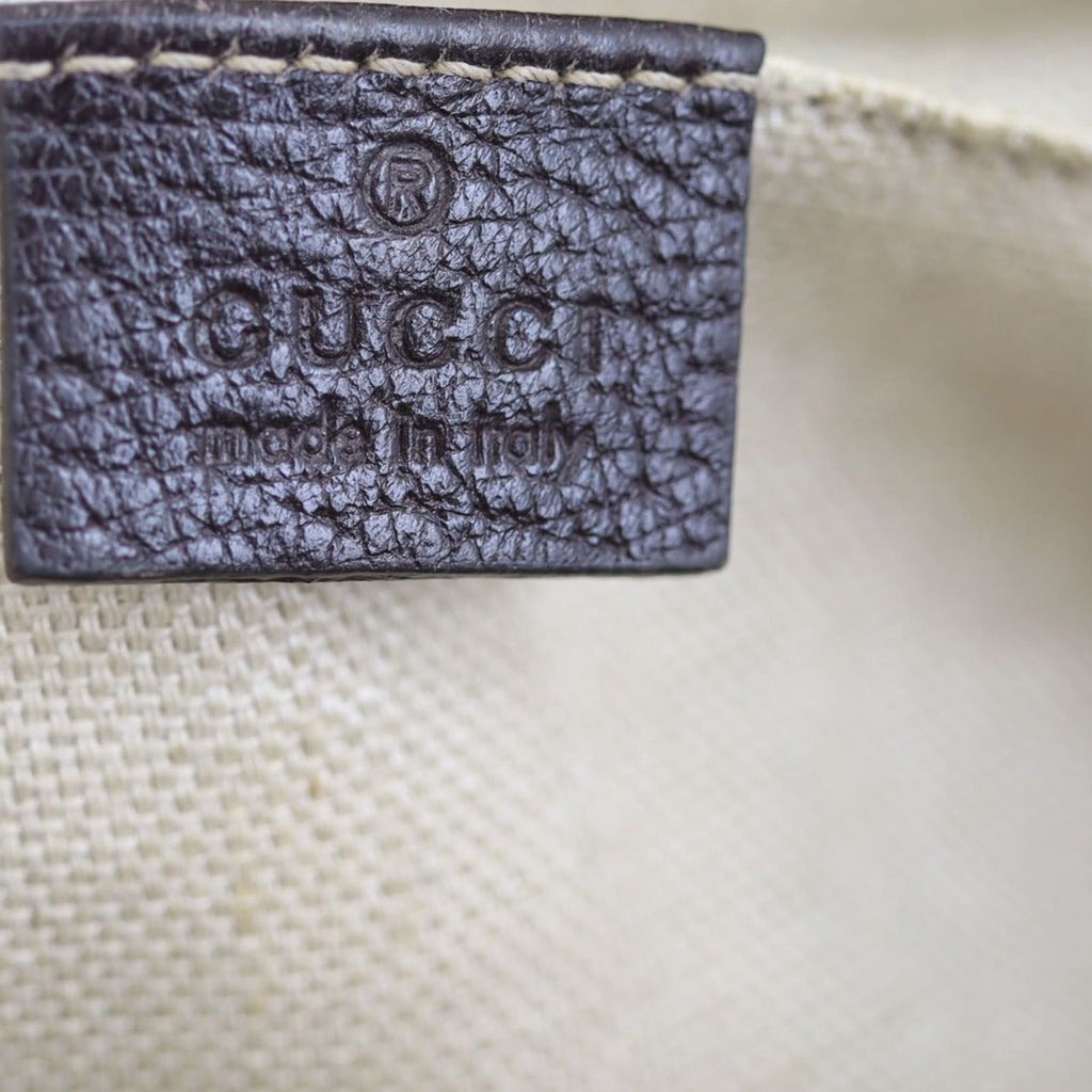 Gucci GG Canvas Webby Bee Crossbody Bag