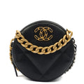 Chanel Cross Body Chain Around - Clutch in Black, Lambskin Leather