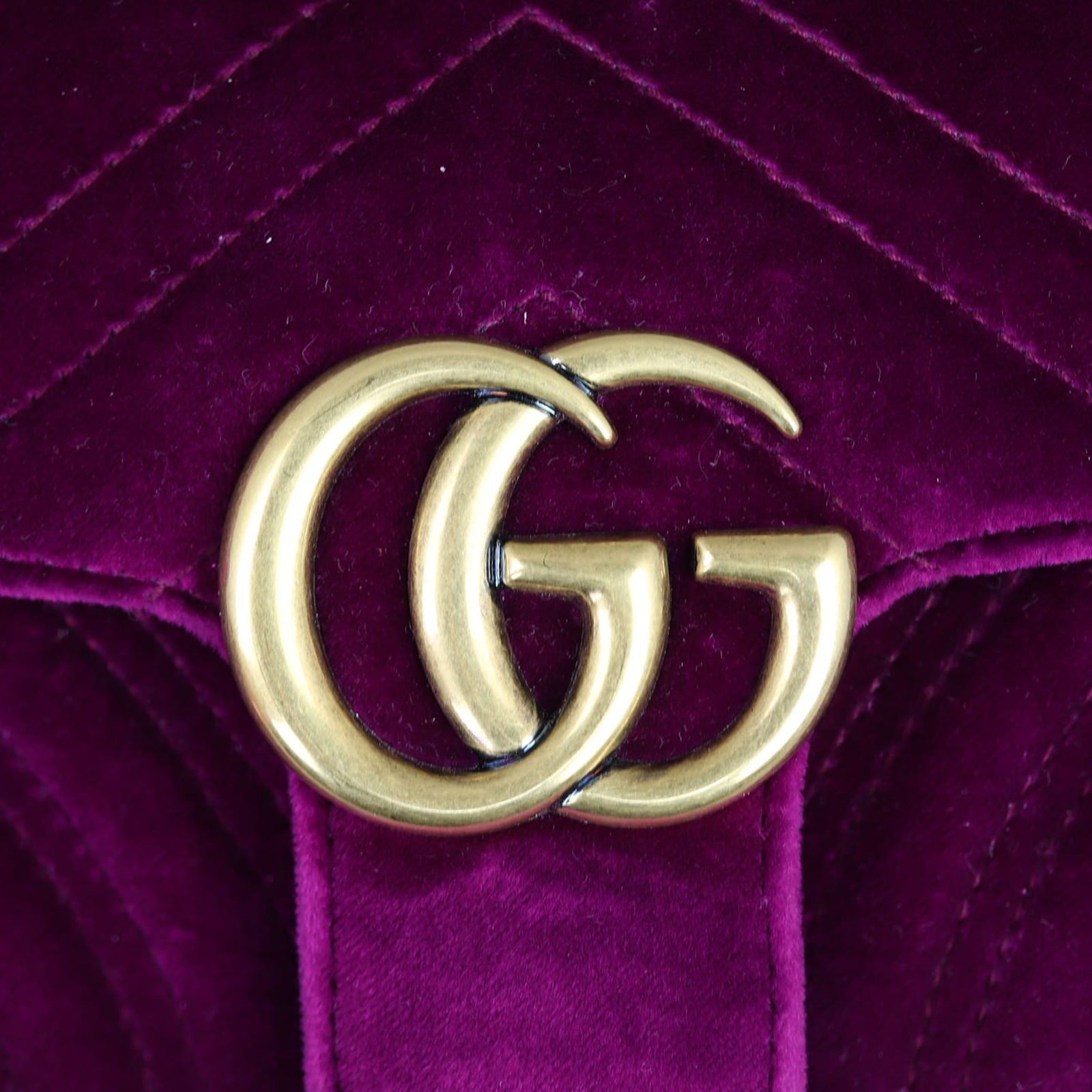 Gucci GG Marmont Velvet Mini Shoulder Bag