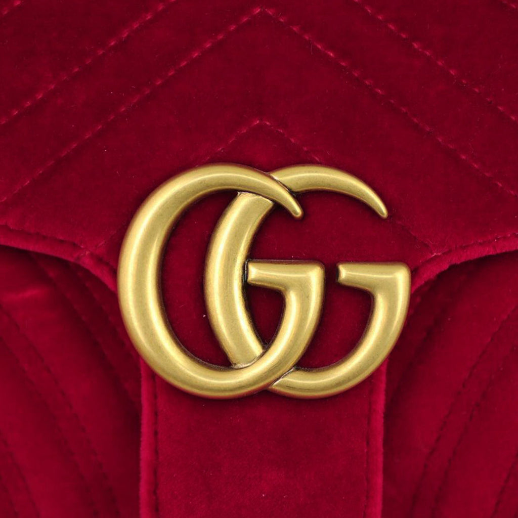 Gucci GG Marmont Velvet Small Shoulder Bag
