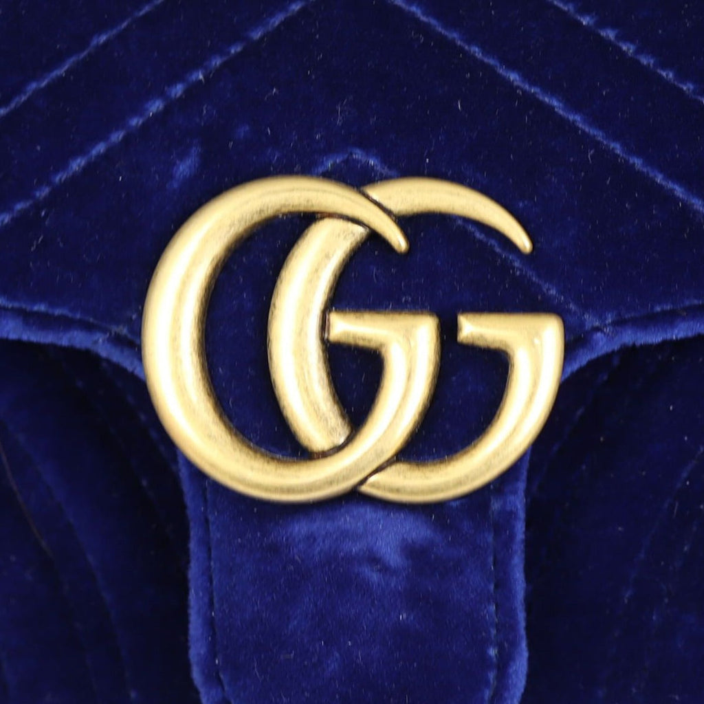 Gucci GG Marmont Velvet Mini Shoulder Bag