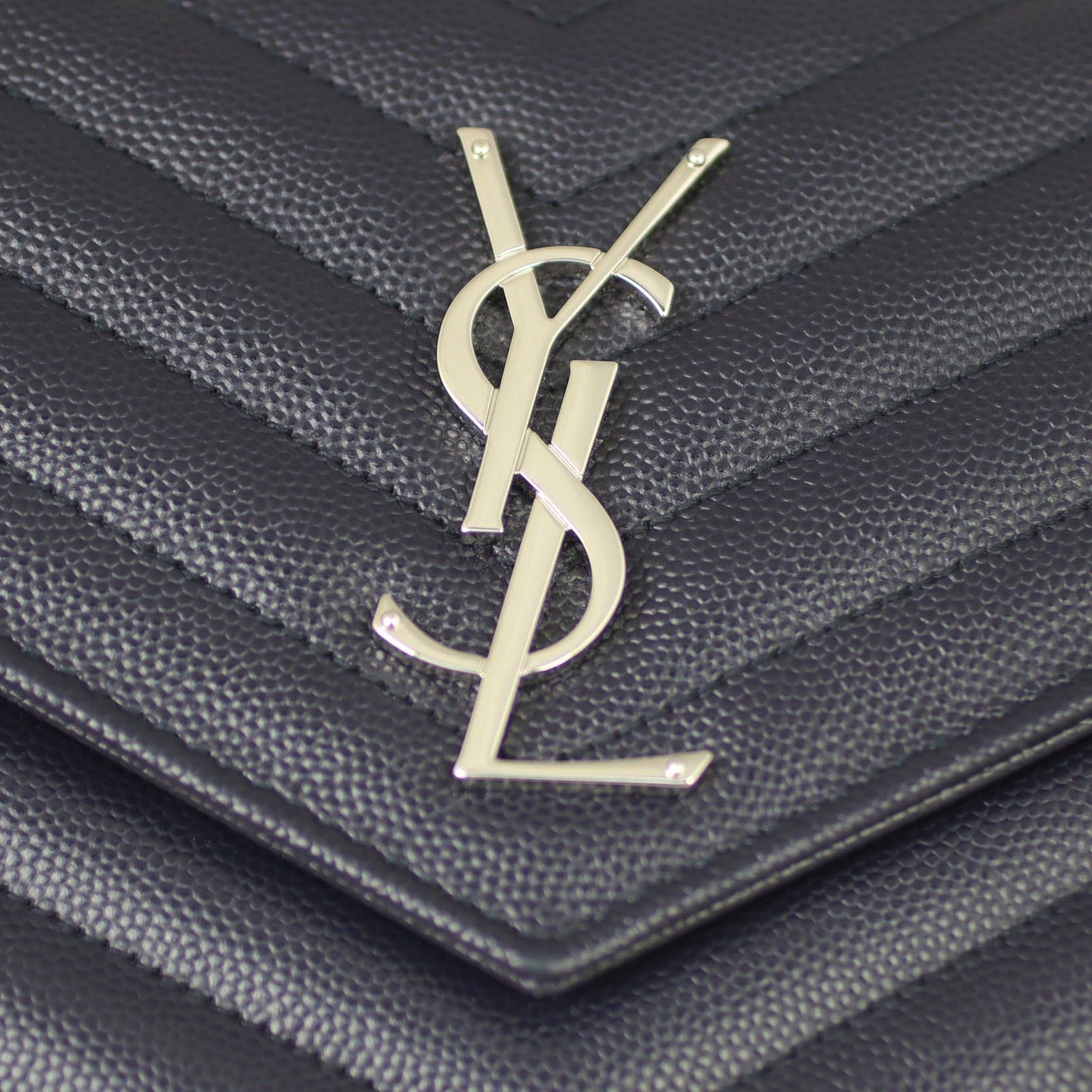 Saint Laurent Monogram Envelope Chain Wallet