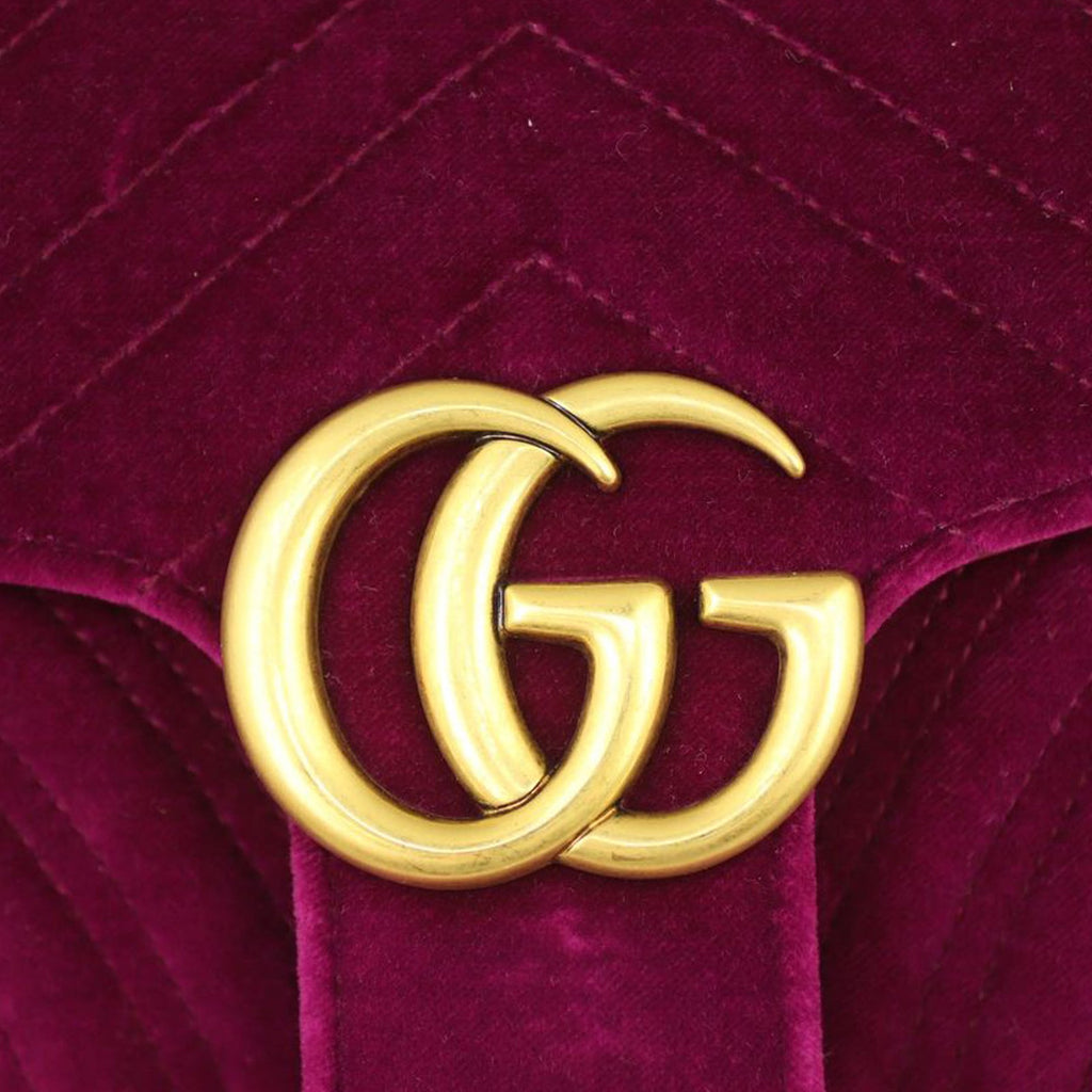 Gucci GG Marmont Velvet Small Shoulder Bag