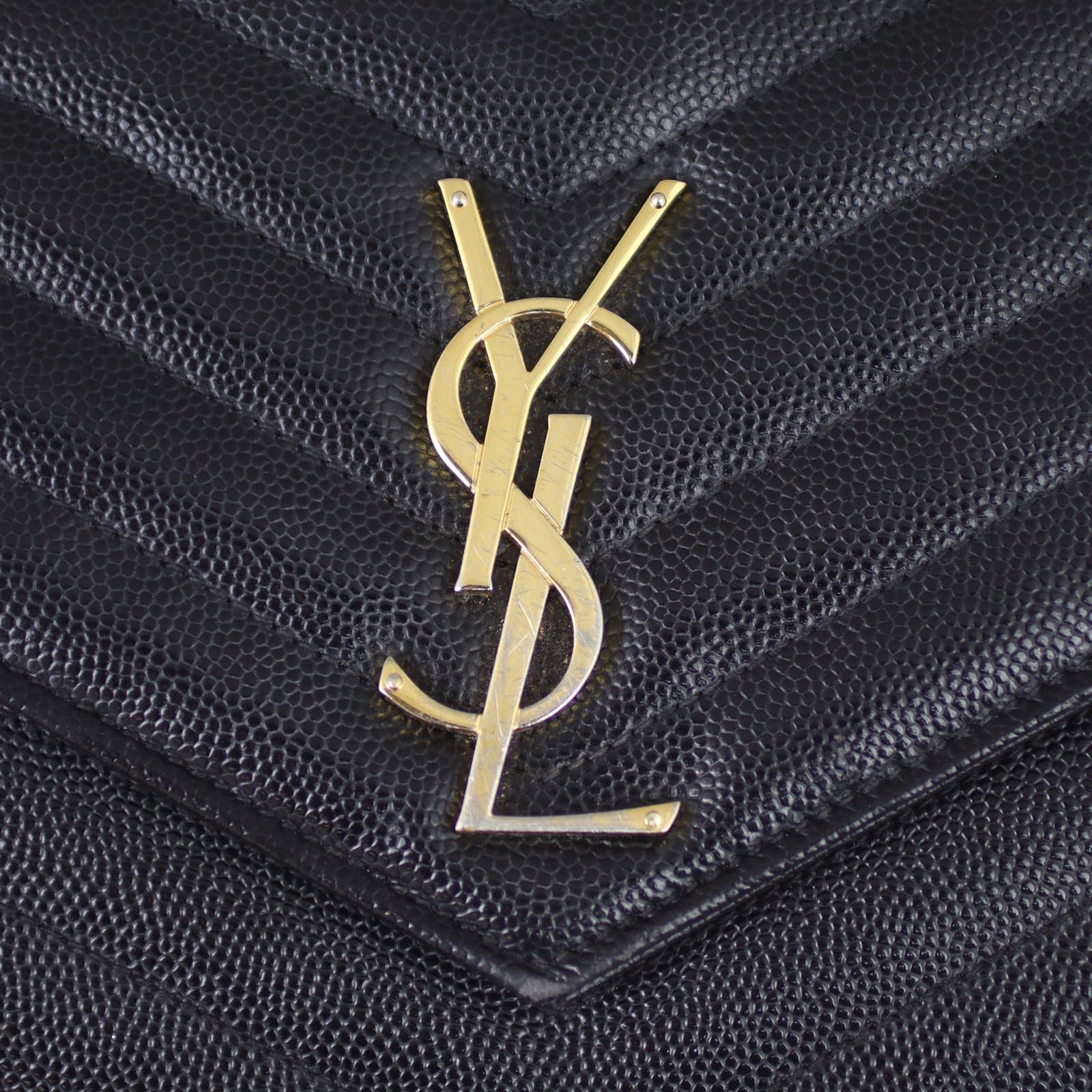 Saint Laurent Monogram Envelope Chain Wallet