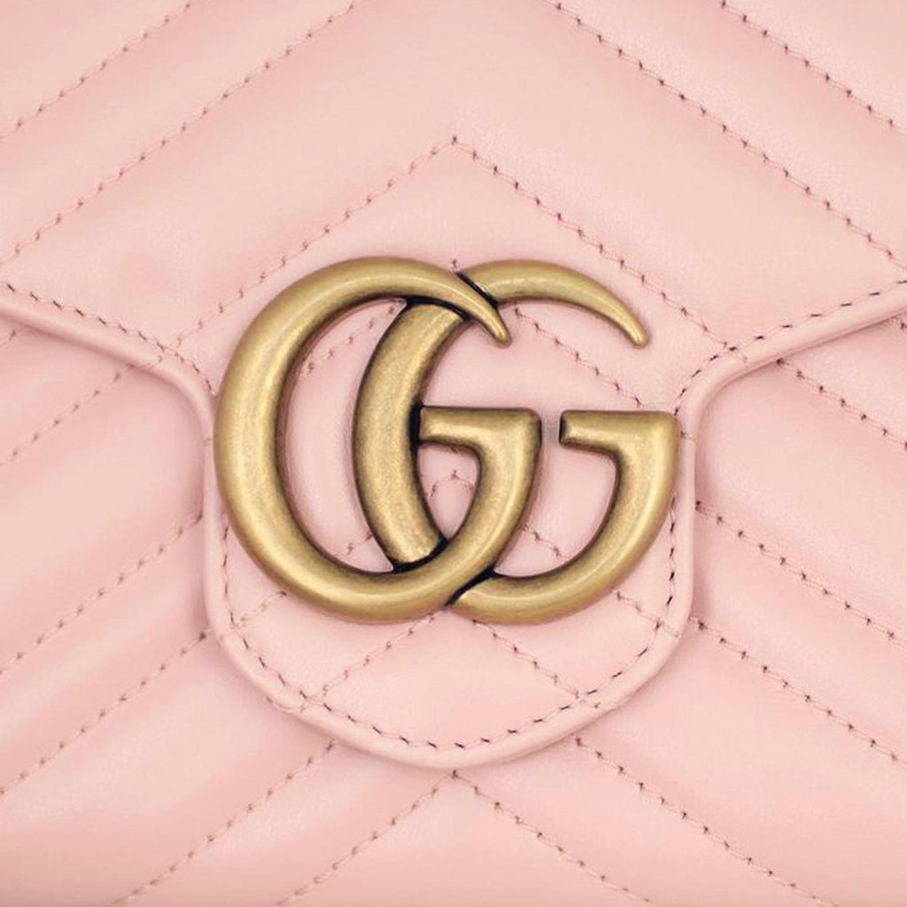 Gucci GG Marmont Matelasse Chain Wallet