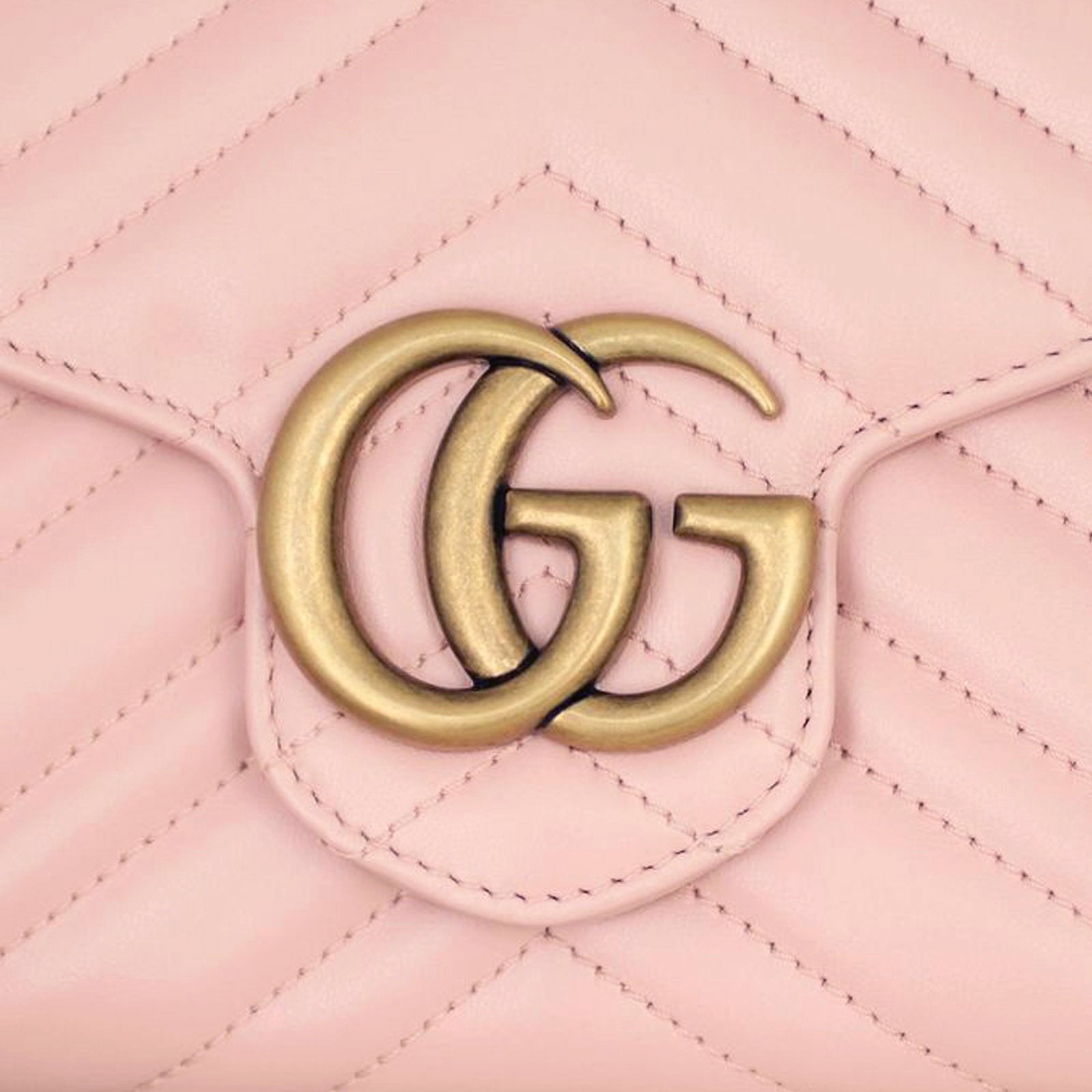 Gucci GG Marmont Matelasse Chain Wallet