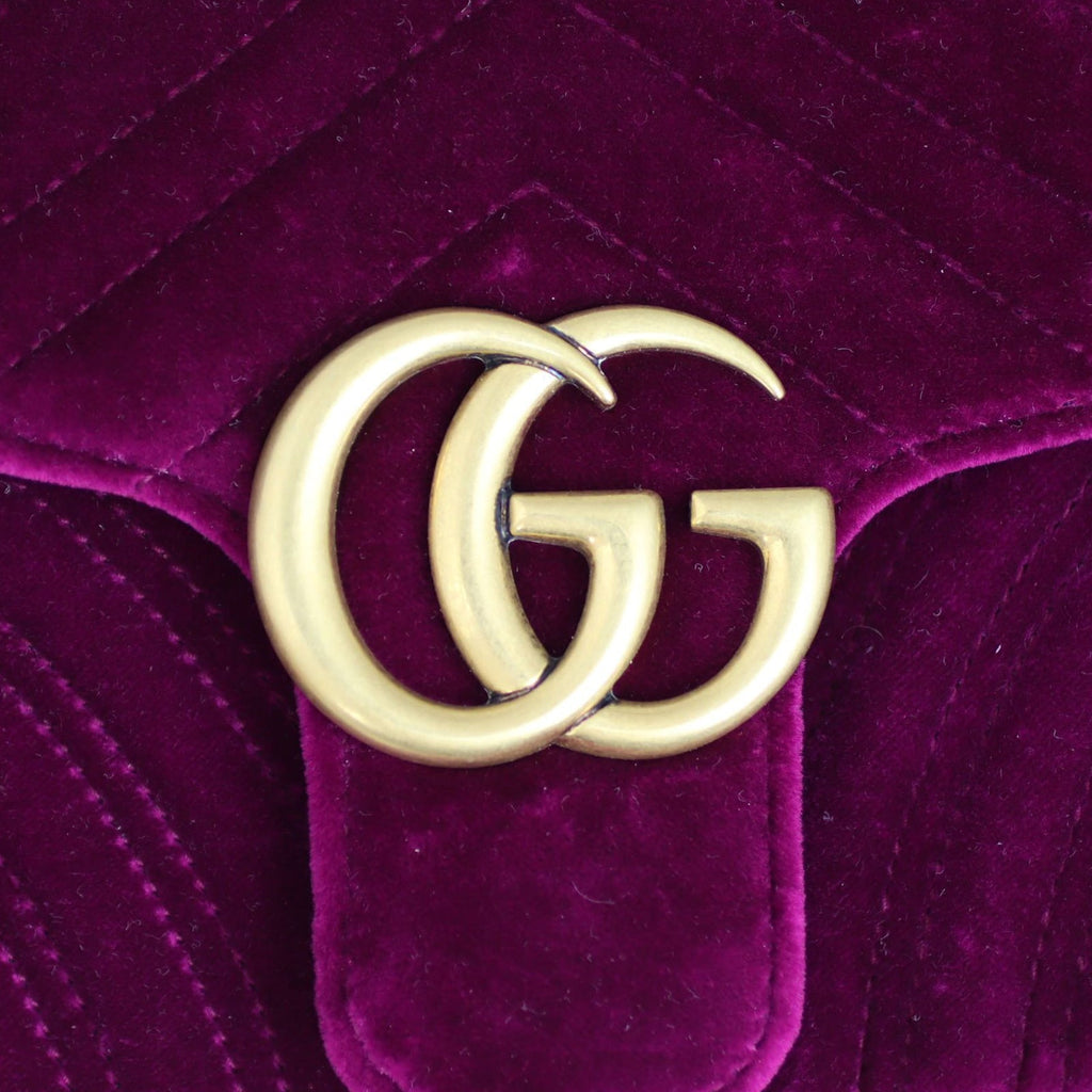 Gucci GG Marmont Velvet Small Shoulder Bag