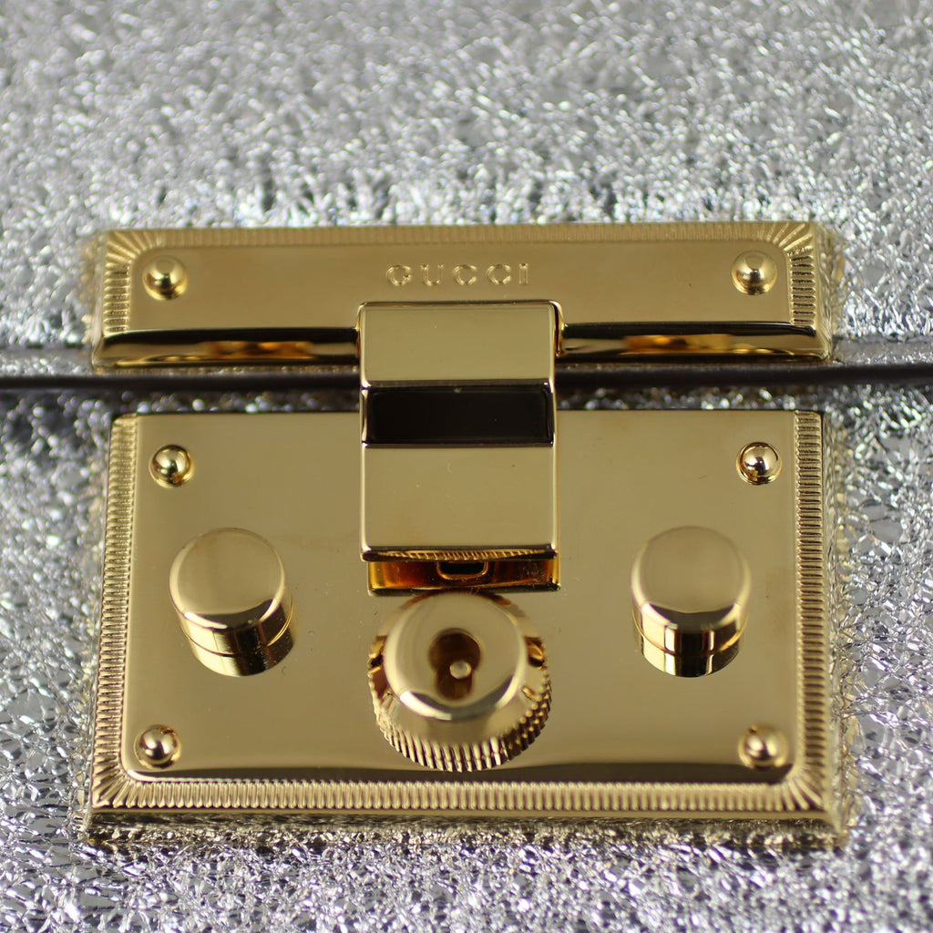 Gucci Padlock Metallic Small Shoulder Bag