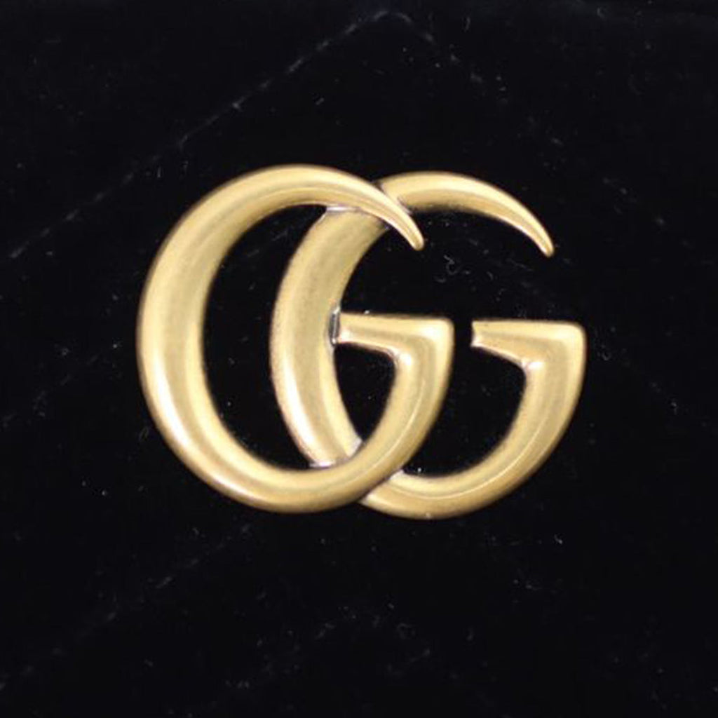 Gucci GG Marmont Matelasse Velvet Belt Bag