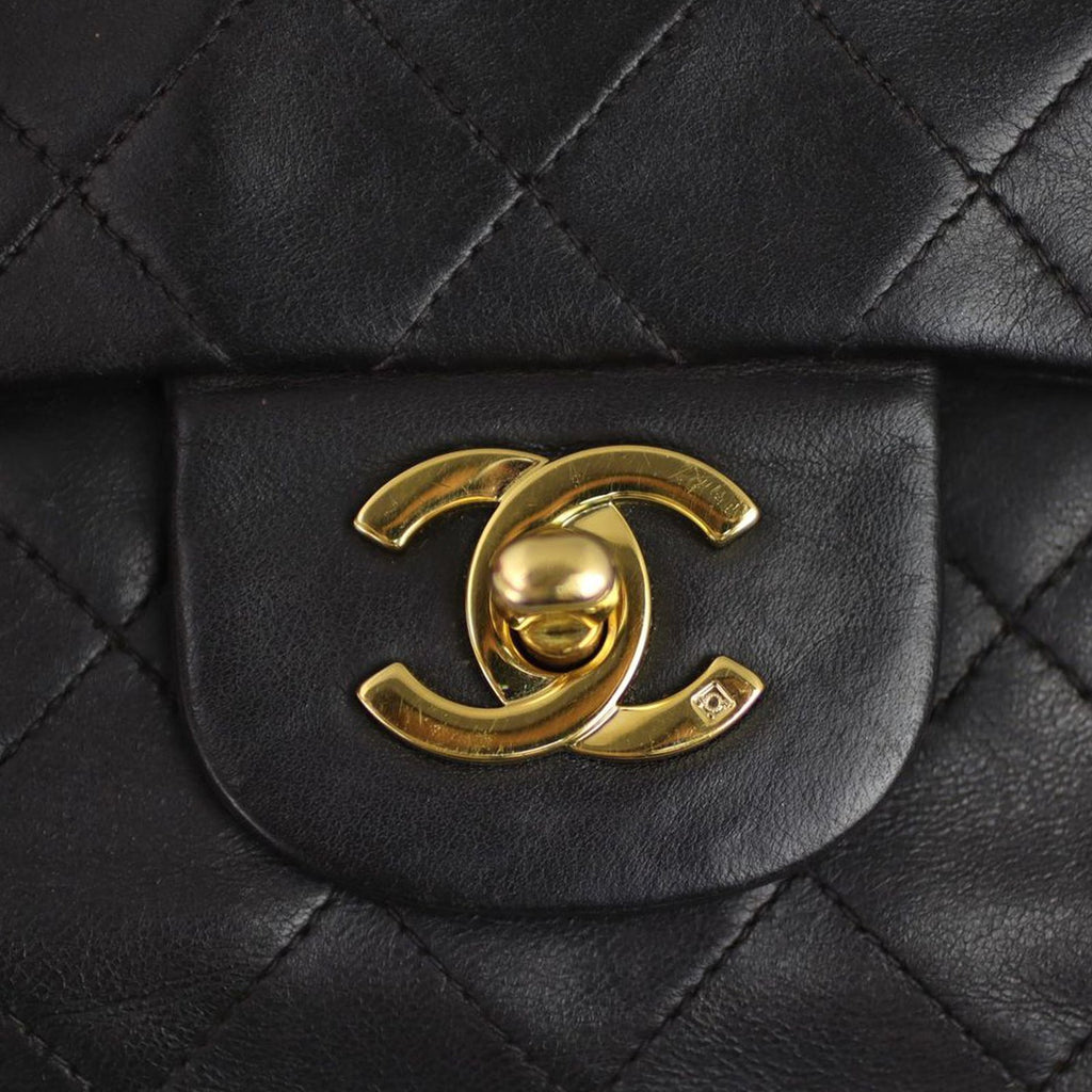Chanel Classic Double Flap Small |Black Lambskin