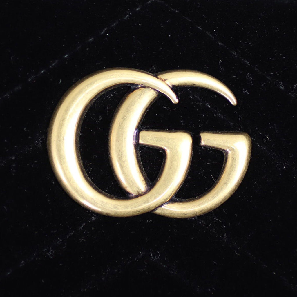 Gucci GG Marmont Matelasse Velvet Belt Bag