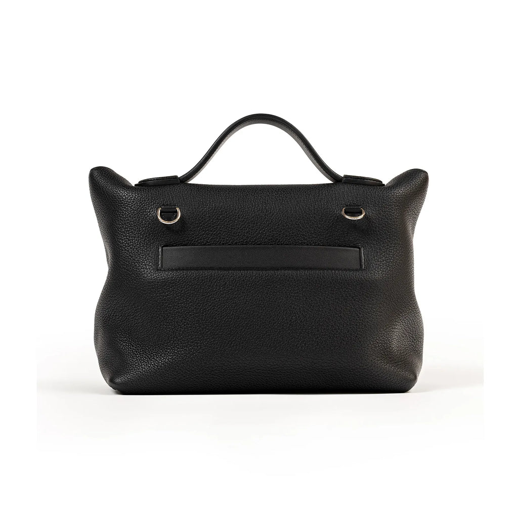 Hermès 24/24 29 Bag Black Taurillon Maurice/Swift Palladium Hardware